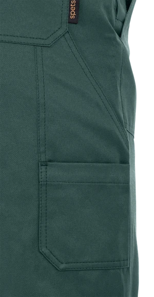 Костюм мужской ТЕХНИК 2 от механических воздействий и ОПЗ (куртка, полукомбинезон), темно-зелёный/черный