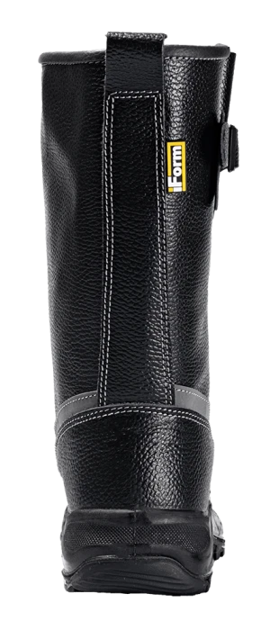 Сапоги TURBO с КП, хромовые ПУ/нитрил (Сап. 085)