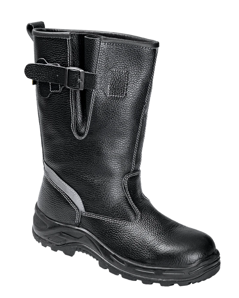 Сапоги TURBO с КП, хромовые ПУ/нитрил (Сап. 085)