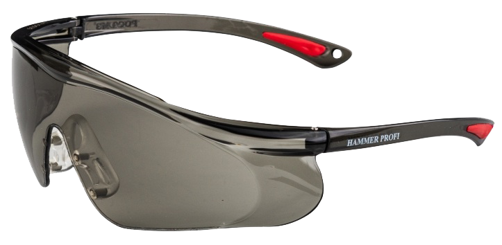 Очки РОСОМЗ™ О55 HAMMER PROFI StrongGlass (15555) (PC) (KN) серые Очк 008.15555