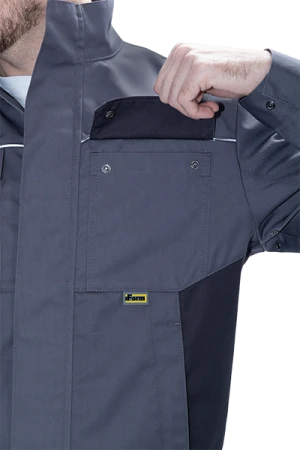 Куртка мужская GT от механических воздействий и ОПЗ, серый-т.серый