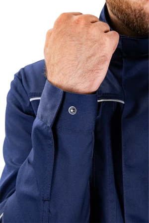 Костюм мужской ДЮРАБЛ от механических воздействий и ОПЗ (куртка, брюки), синий Кос 834