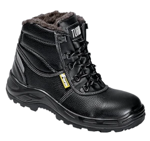 Ботинки TURBO с КП шерст. мех, хромовые ПУ/нитрил (Бот. 115)