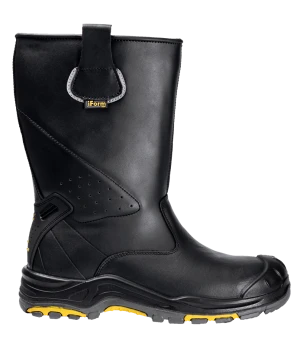 Сапоги iForm® ORIGINAL (ОРИДЖИНАЛ) с КП и КС шерст. мех, кожаные ПУ/нитрил