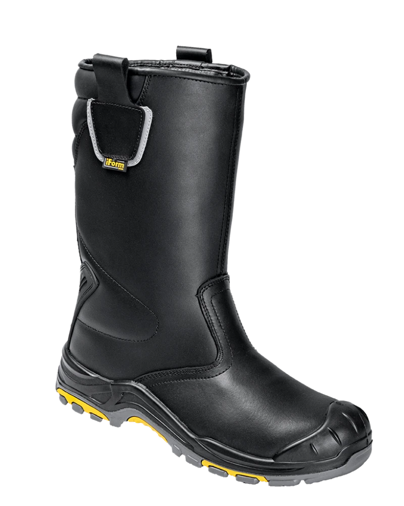 Сапоги iForm® ORIGINAL (ОРИДЖИНАЛ) с КП и КС шерст. мех, кожаные ПУ/нитрил