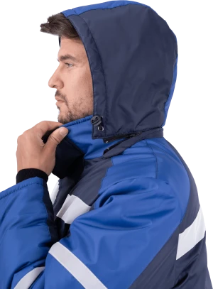 Куртка РОУД зимняя, т/синий-василек Кур 203