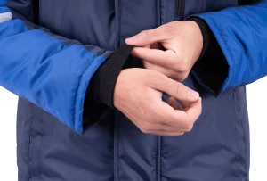 Куртка РОУД зимняя, т/синий-василек Кур 203