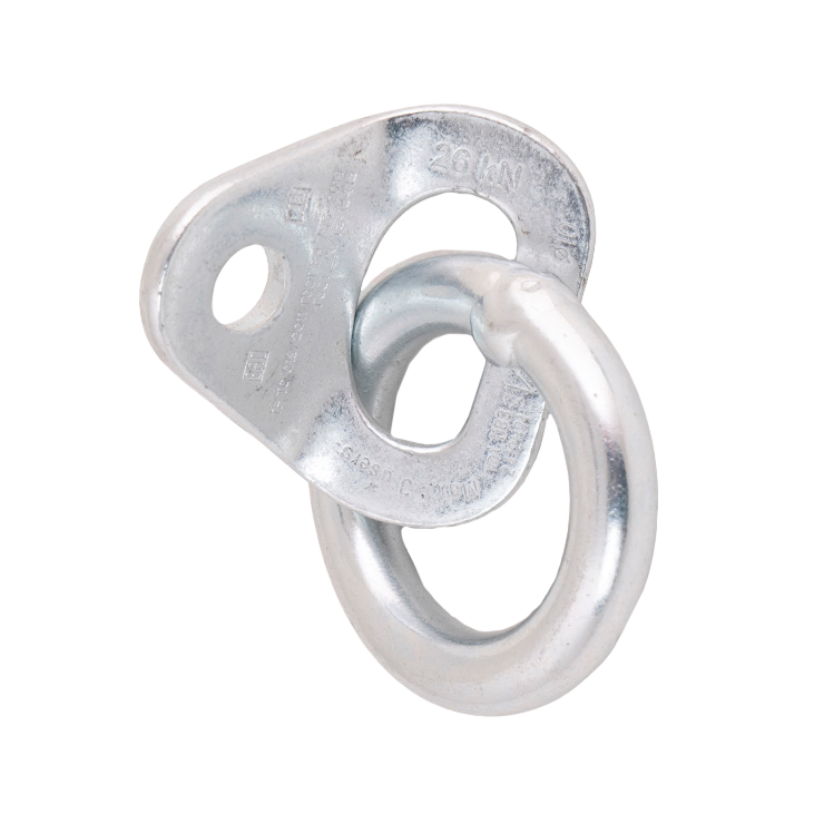 Шлямбурное ухо с кольцом д.10мм (vnt 1183) оцинковка Поя 161.1183