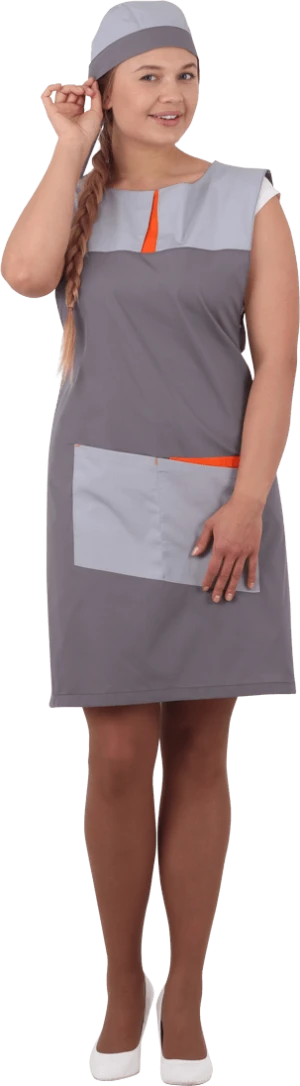 Униформа ГРАНЬ, серый-оранжевый Кос 867