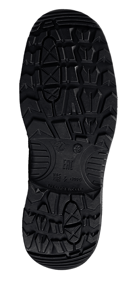 Ботинки TURBO с КП нат. мех, хромовые ПУ/нитрил (Бот. 120)