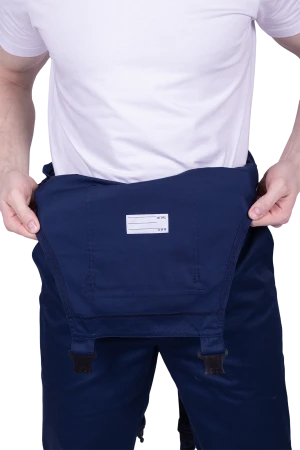 Полукомбинезон мужской СТРОНГ от механических воздействий и ОПЗ, цв. темно-синий Пком 1608