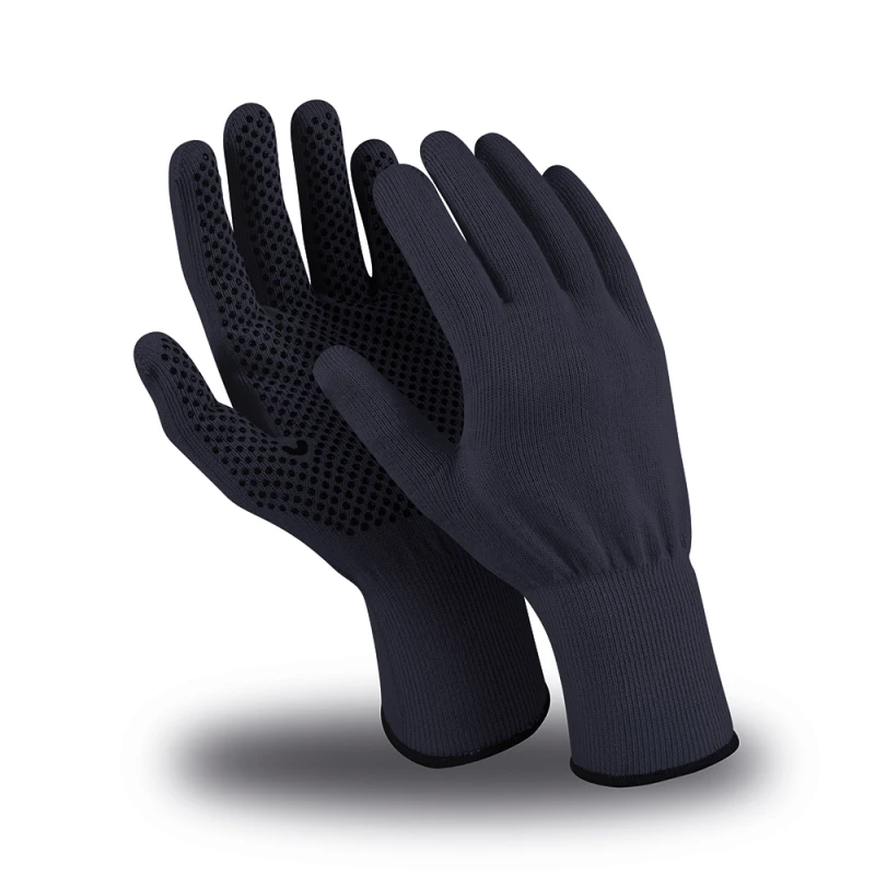Перчатки АРАМАКС БЛЭК (MG-315), Kevlar®, SlipGrip®, оверлок, цвет черный Пер 760