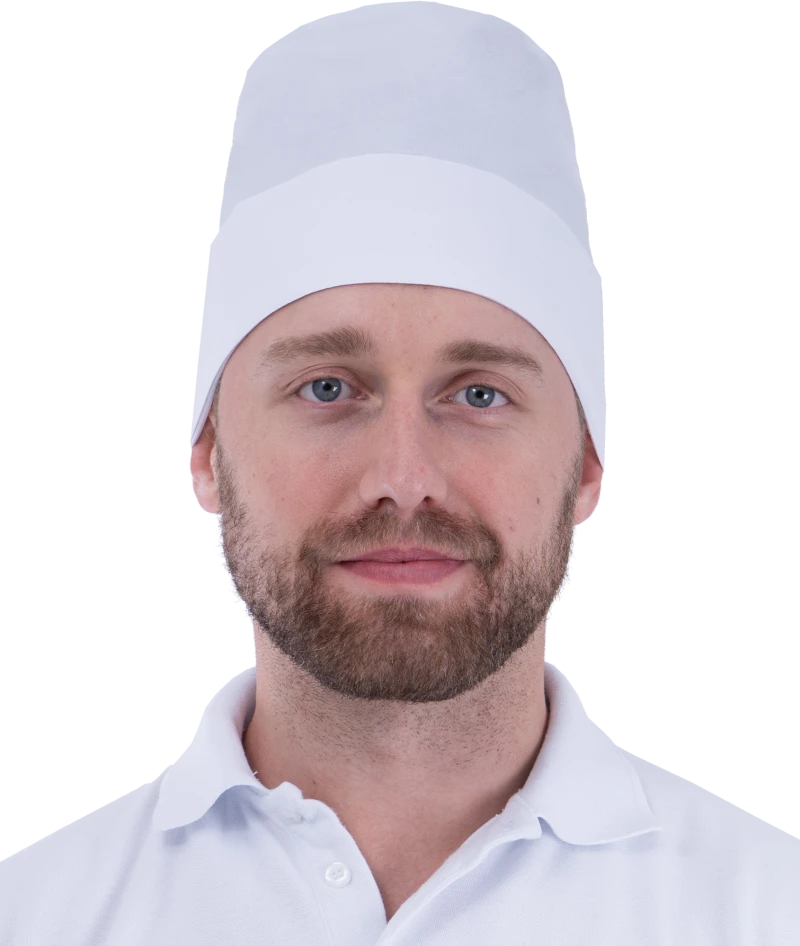 Шапочка ХИРУРГА, тк.смесовая, белая Шап 008