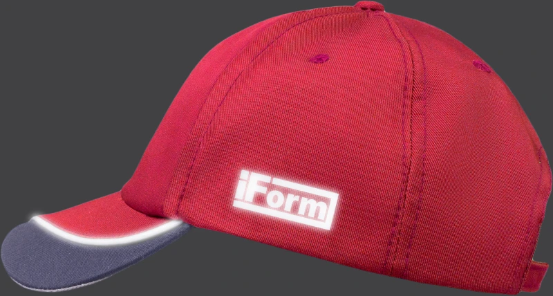 Бейсболка IFORM, красный-серый Шап 557