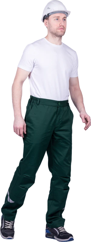 Брюки мужские СТРОНГ от механических воздействий и ОПЗ, цвет темно-зеленый Брю 010