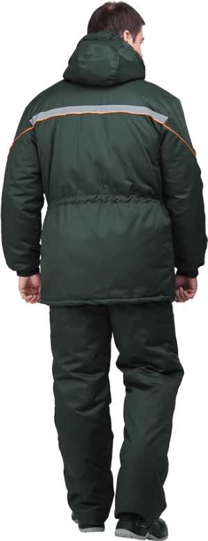 Куртка мужская ЛАНДШАФТ от пониженных температур воздуха, механических воздействий и ОПЗ, зелёный Кур 651